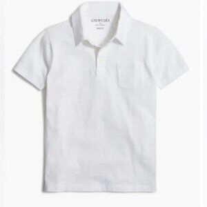 Crewcuts Boys' Short-Sleeve Performance Polo – White – Size 3